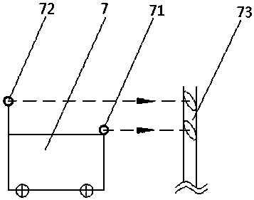 Warping machine warp beam transfer robot and control method thereof