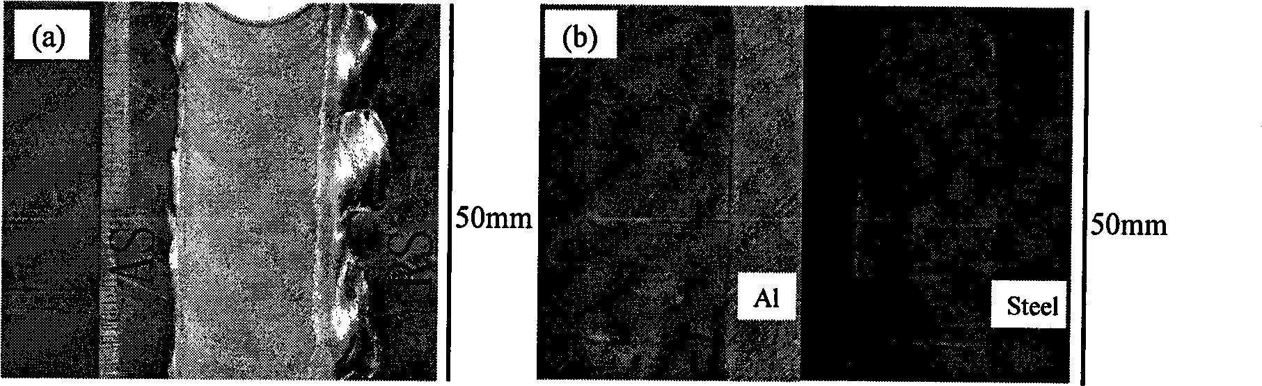 Method for preparing bimetal composite plate by stirring friction braze welding