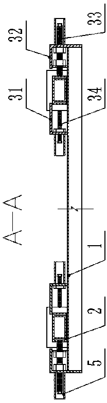 Novel tool type rectangular column mold reinforcing device