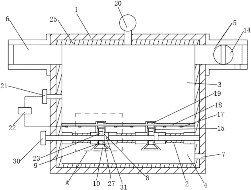 Engine plateau air inlet simulation device