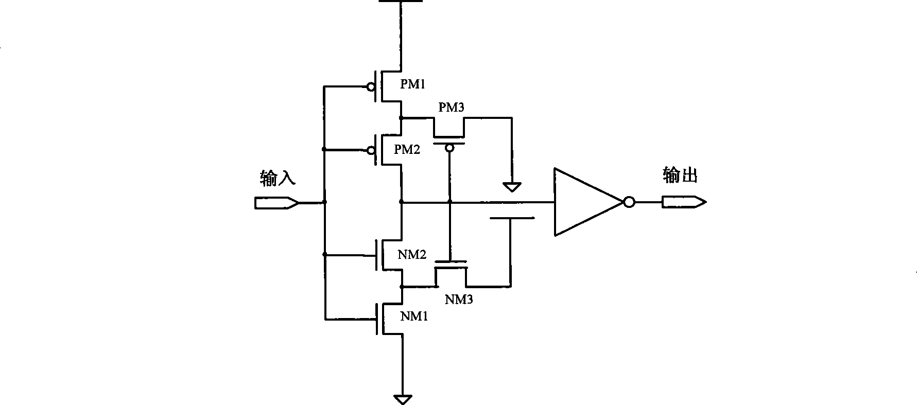 Dynamic body bias Schmitt trigger circuit