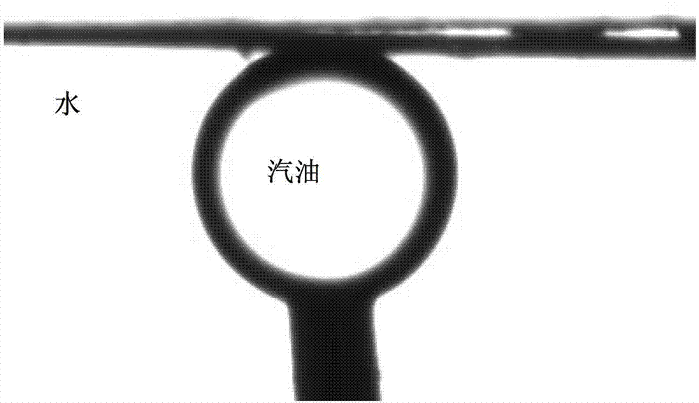 Responsive oil and water separation net film with underwater super lipophobicity property and preparation method thereof