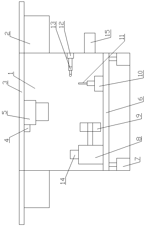 Simulative detection apparatus of vehicle wheel casing piece