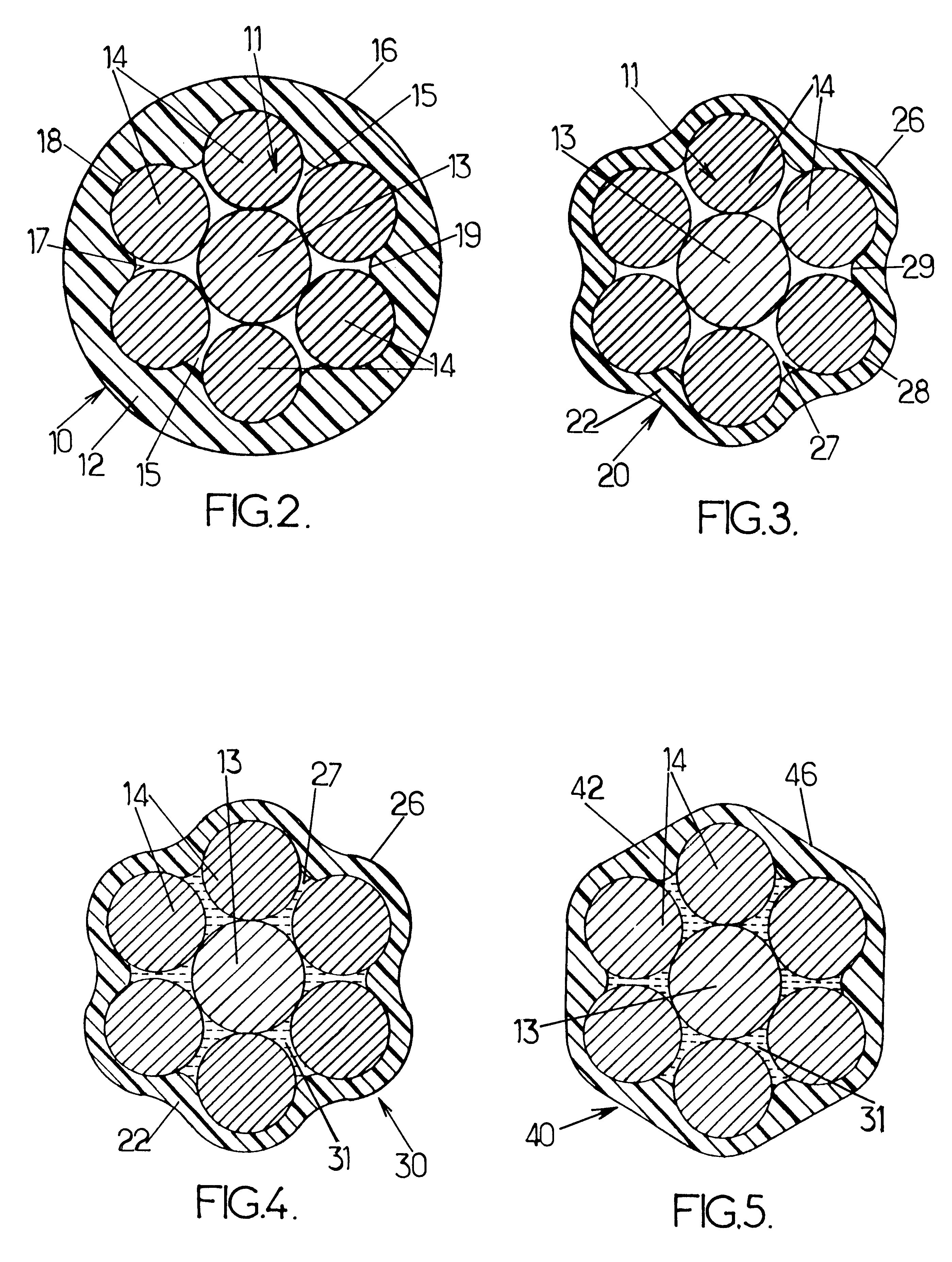 Cable with parallel wires for building work structure, anchoring for said cable, and anchoring method