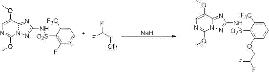 Improved synthetic method of penoxsulam