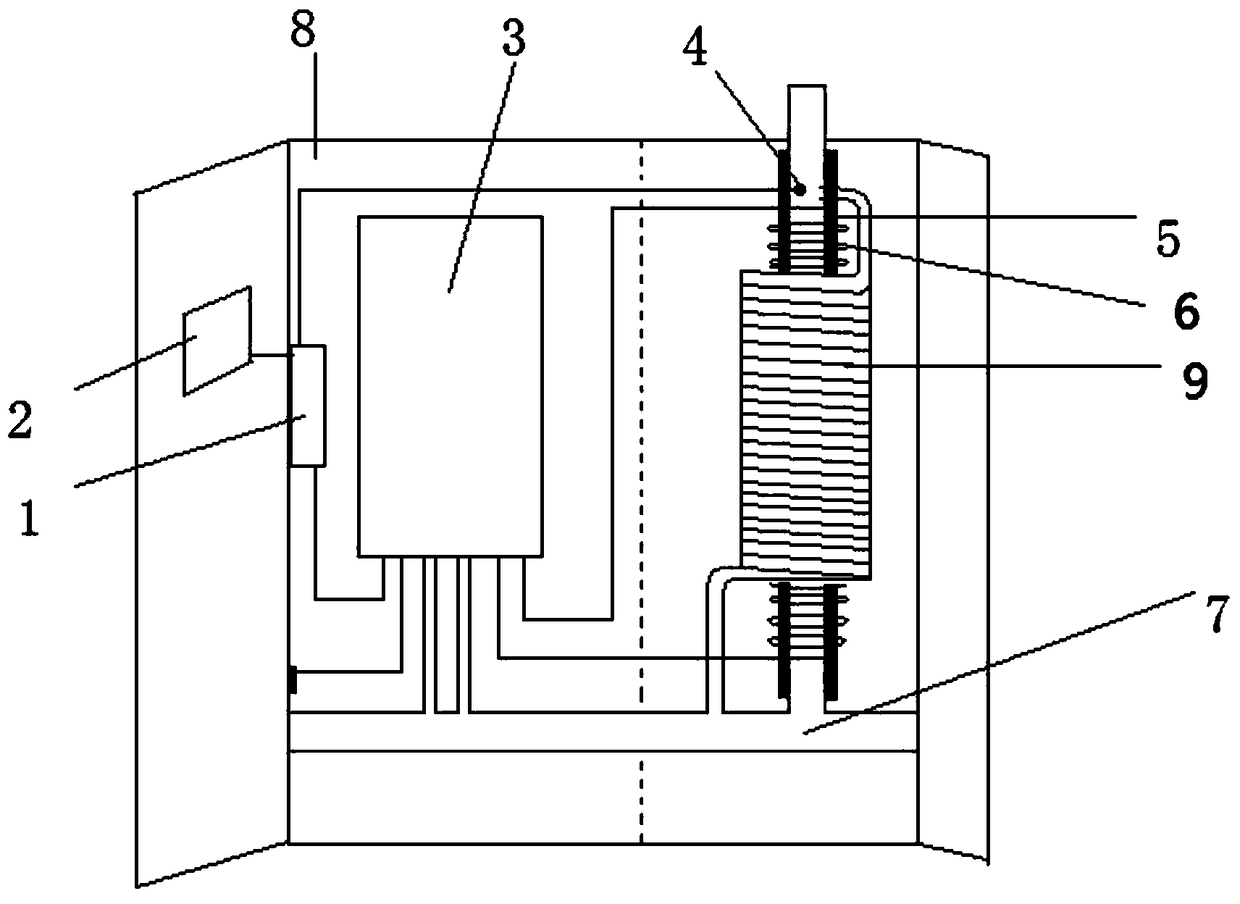 Variable frequency electromagnetic boiler