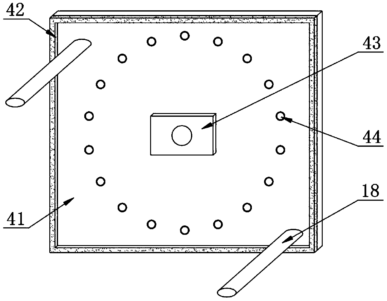 Optical-mechanical-electrical integrated device for detecting size of mechanical part