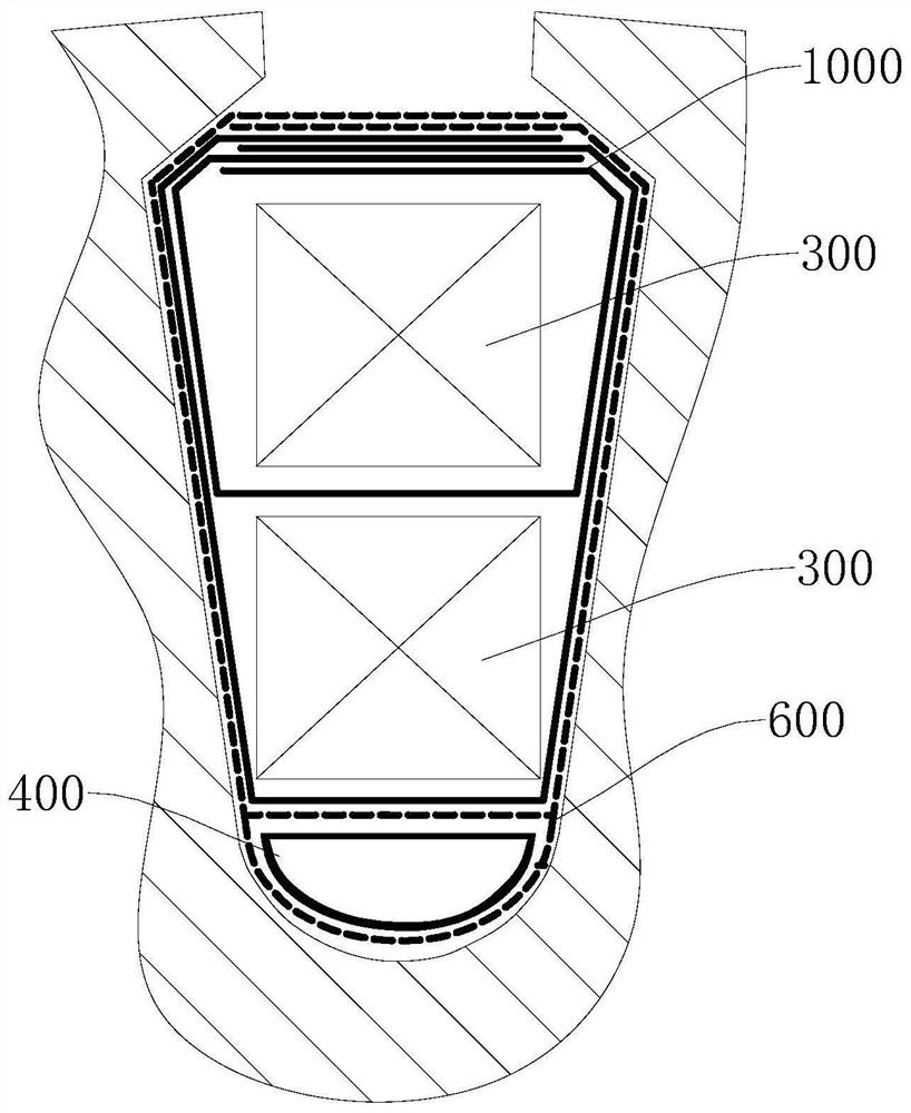 Motor cooling structure and motor