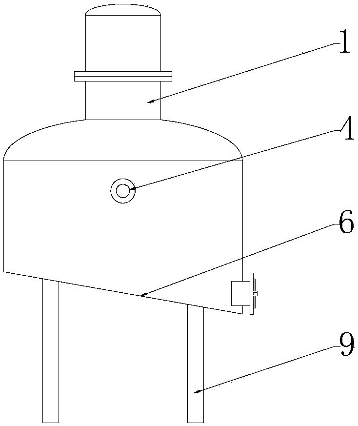 Recycling tank for bauxite sewage