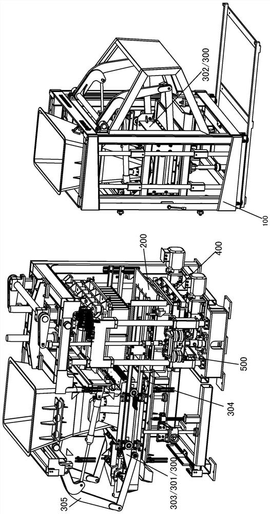 A high-efficiency block forming machine