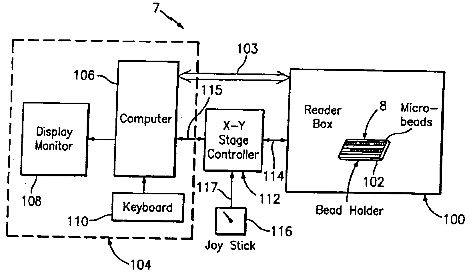 Optical reader system for substrates having an optically readable code