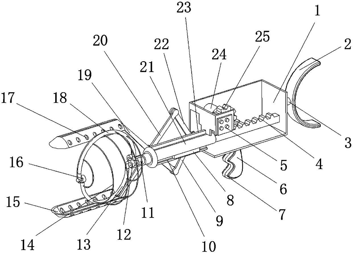 Novel clinical calculus-removing device used for hepatological surgery department