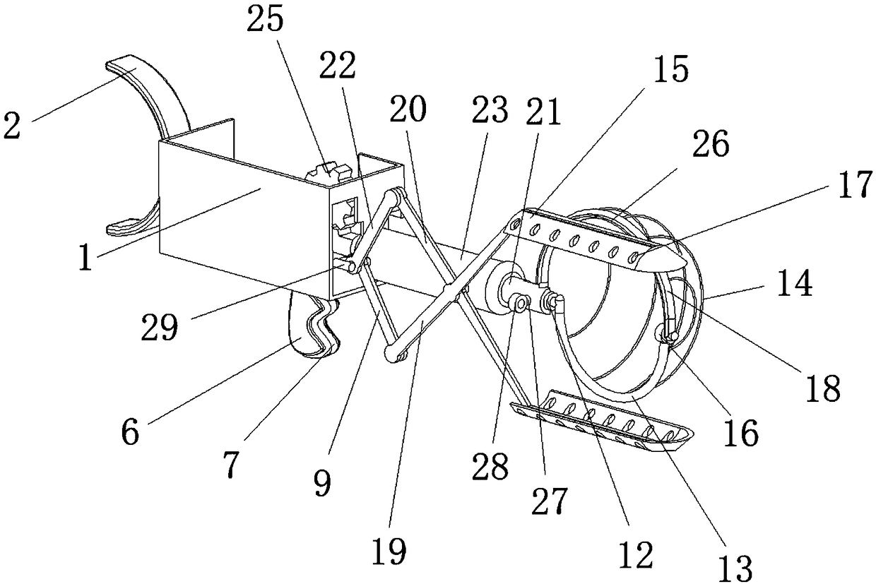 Novel clinical calculus-removing device used for hepatological surgery department