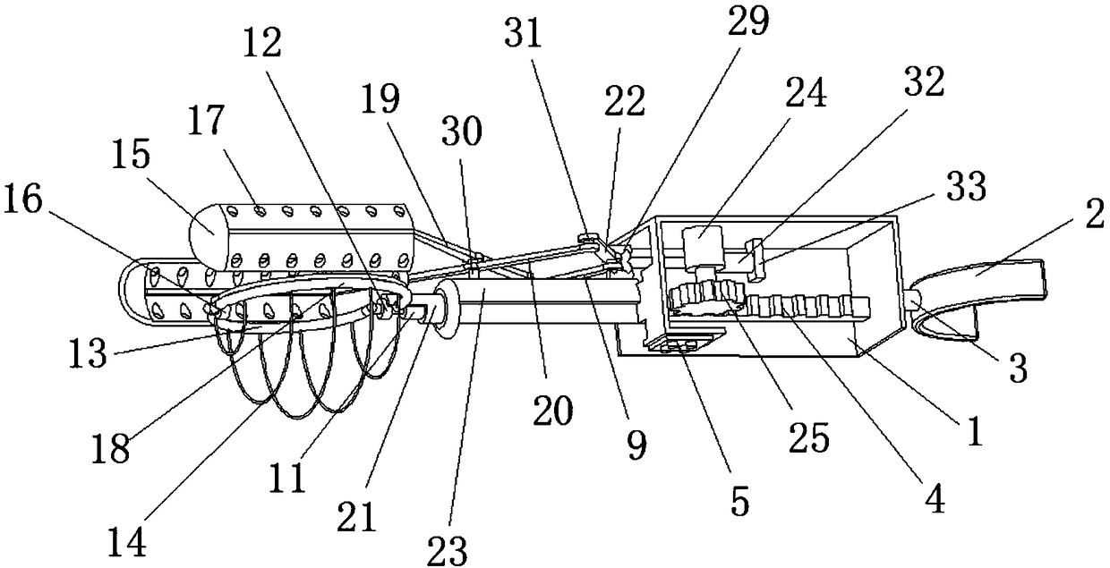 Novel clinical calculus-removing device used for hepatological surgery department