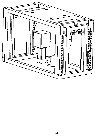 Cardiac resuscitation automatic pressing machine