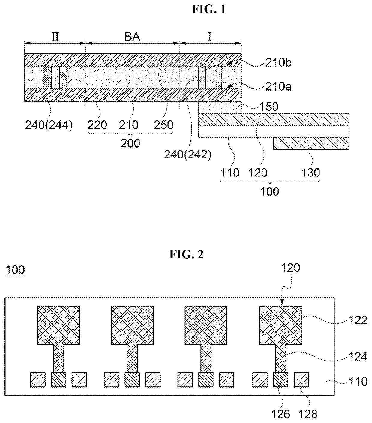 Antenna package and image display device including the same