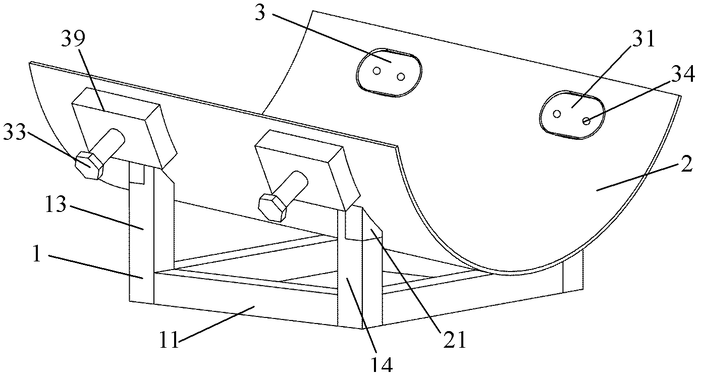 Electric automobile motor installation carriage