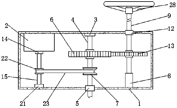 Steering control mechanism of driverless automobile