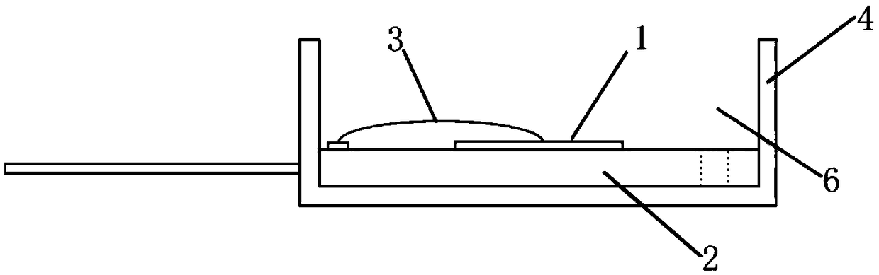 Low-temperature ceramic package process method of diode