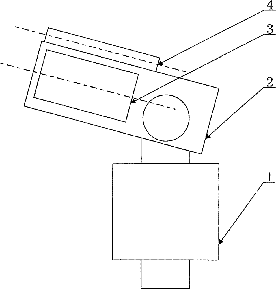 Automatic aiming laser bird scaring device and bird scaring method based on mode recognition