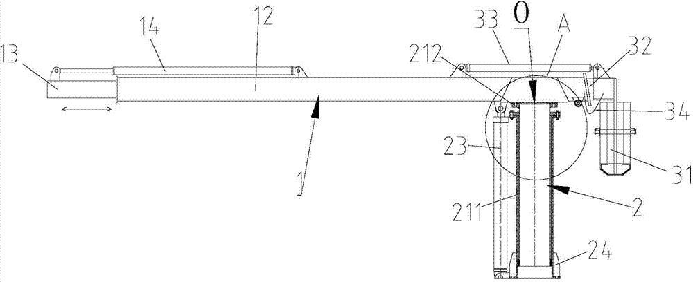 Spraying mechanism for spraying vehicle and spraying vehicle