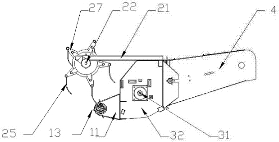 Pickup platform applicable to peanut harvesters