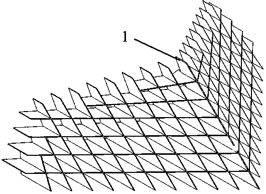 Backpack type air intake duct with grille inlet