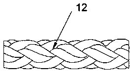 Ultrahigh-molecular-weight polyethylene fiber cable