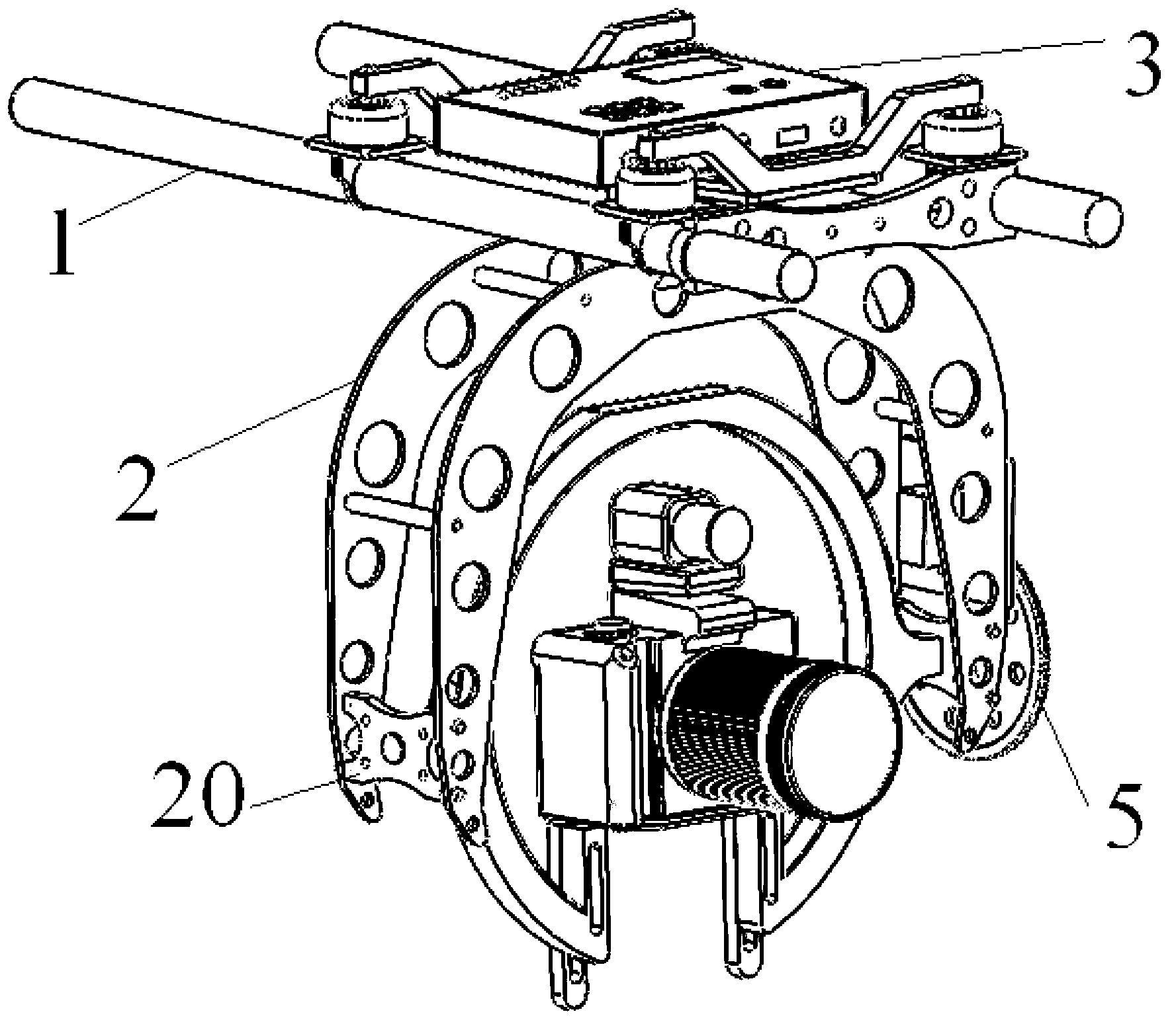 Automatic photography control device for power line inspection unmanned aerial vehicle, and control method thereof