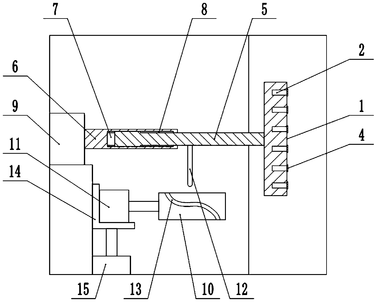 Quality control product shaking-up device