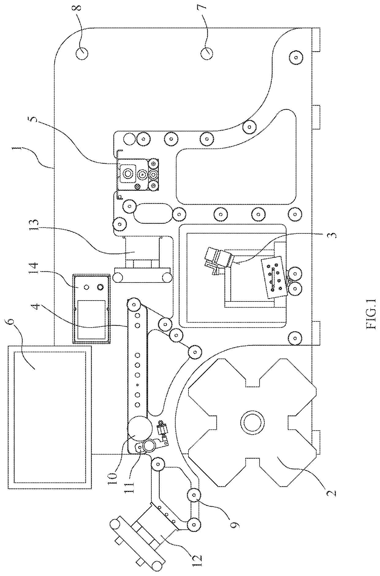 Automatic quality inspection machine and control method thereof