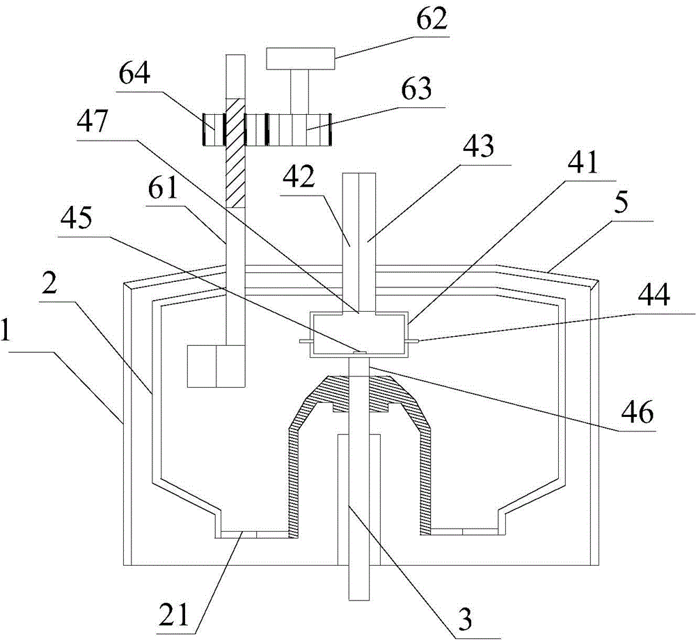 Vertical sedimentation centrifuge