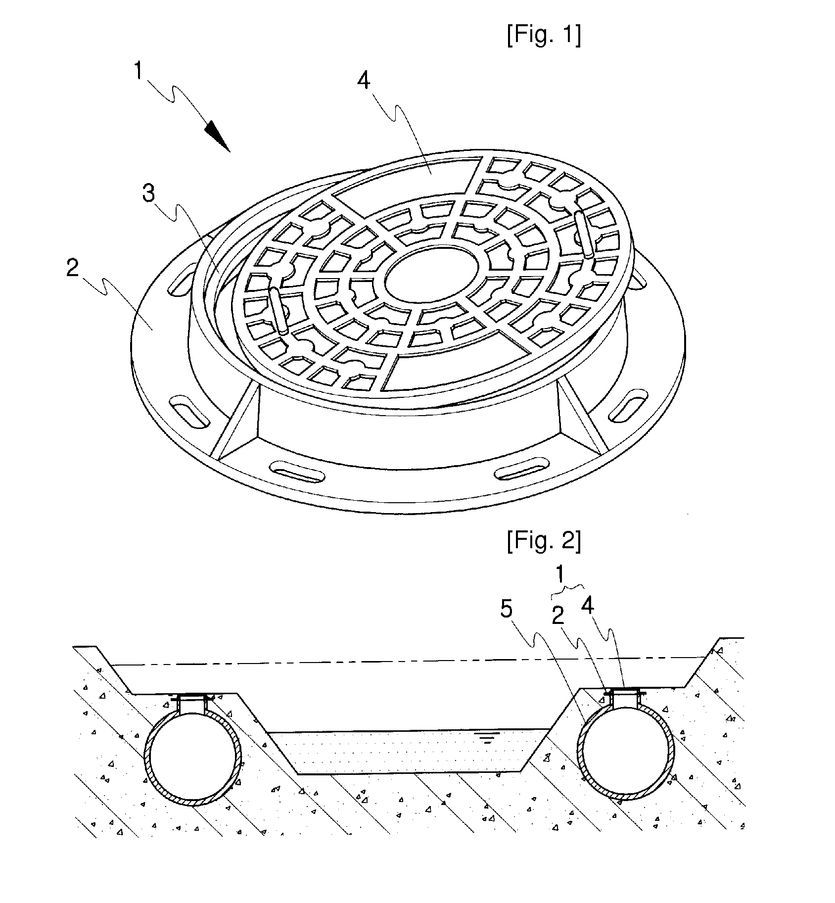 Manhole with Locking Device