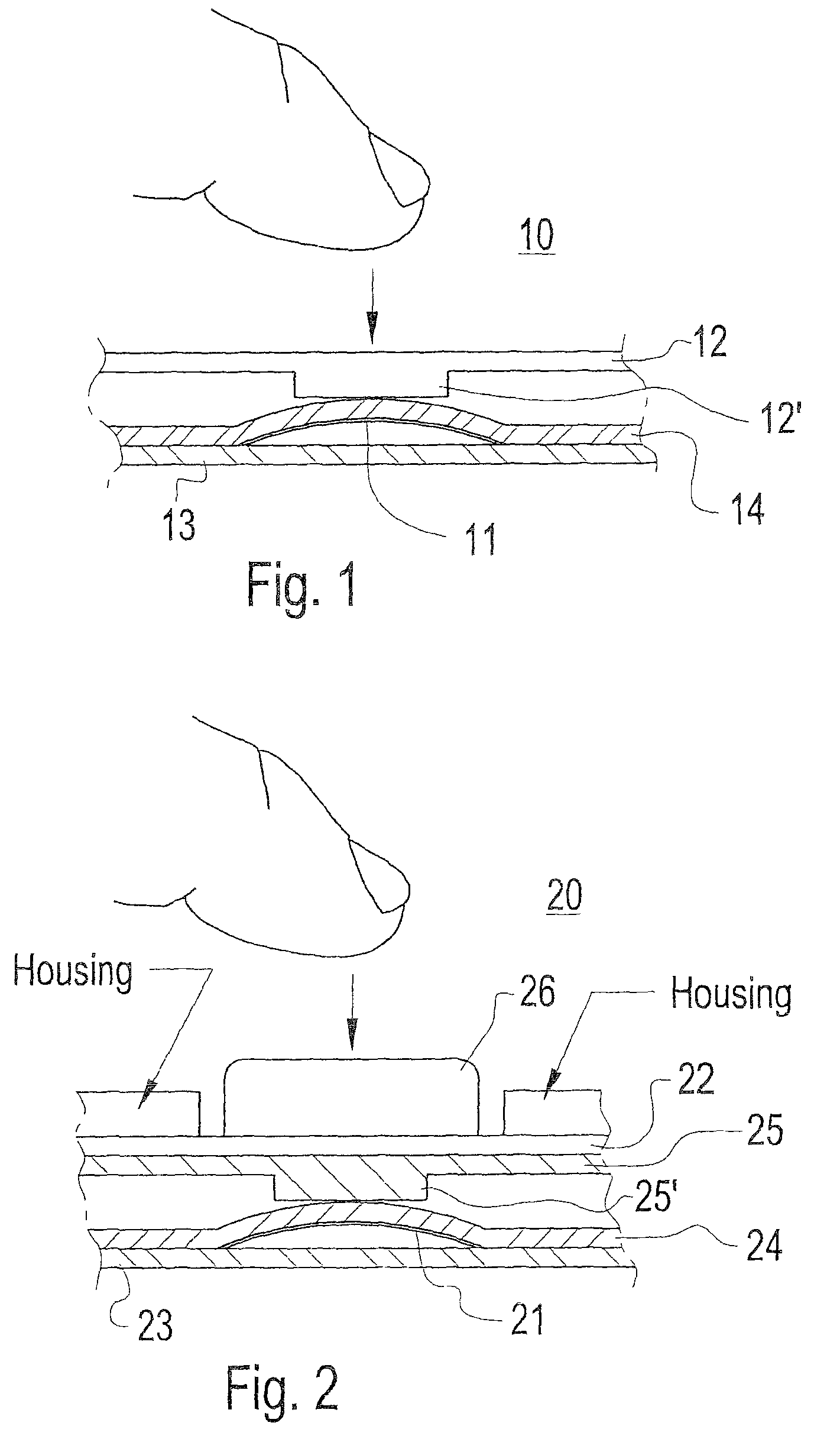 Input device and an electronic device comprising an input device