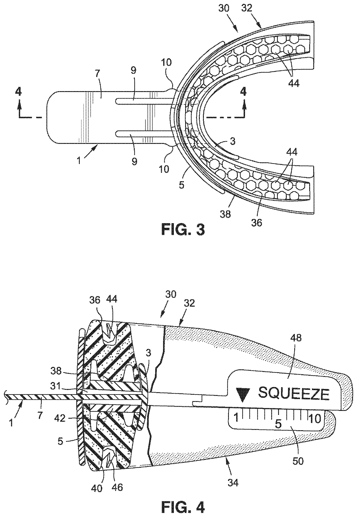 Impression tray with integral handle for an oral jaw advancement appliance