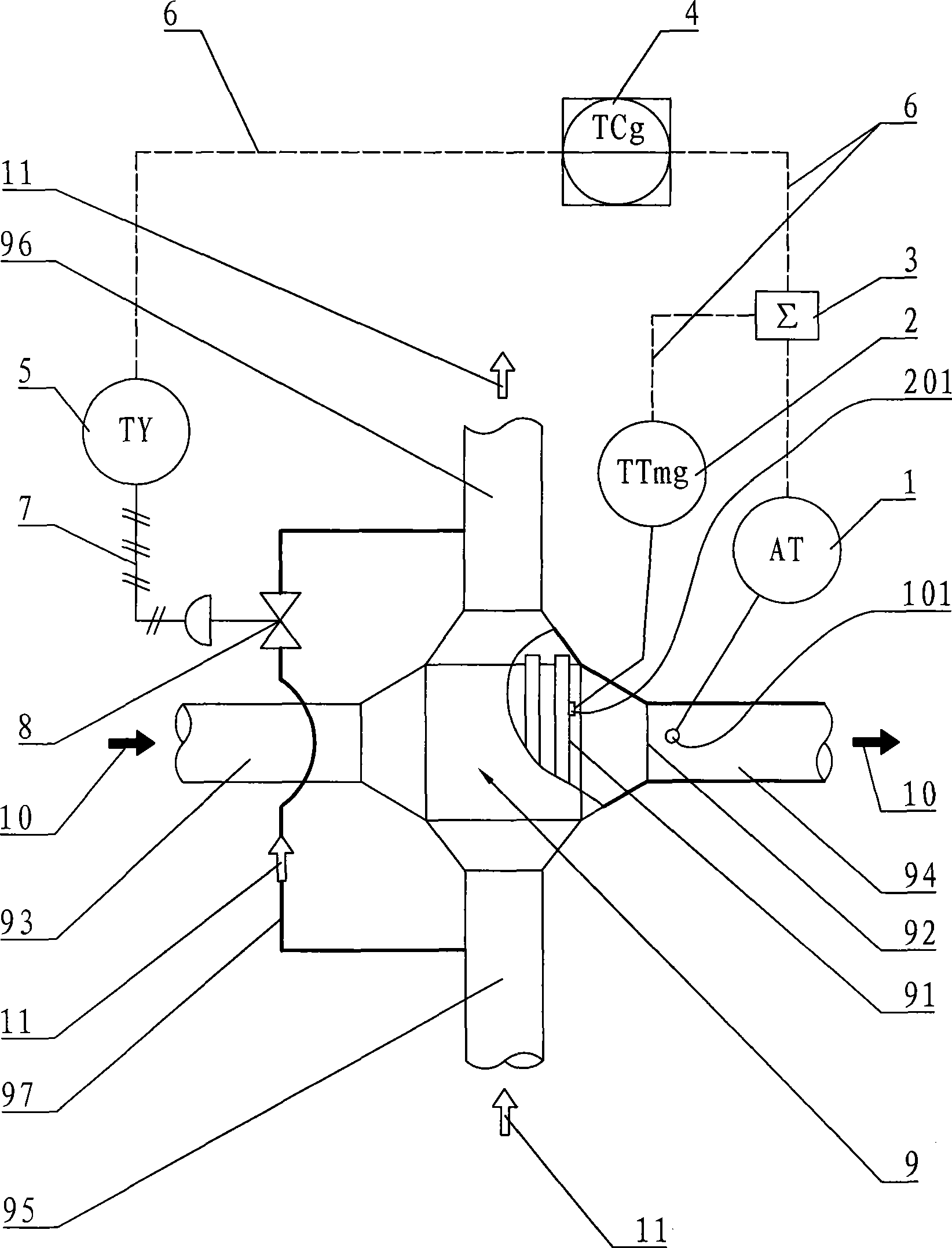 Method for preventing flue gas dew-point corrosion of exhaust heat recovery apparatus