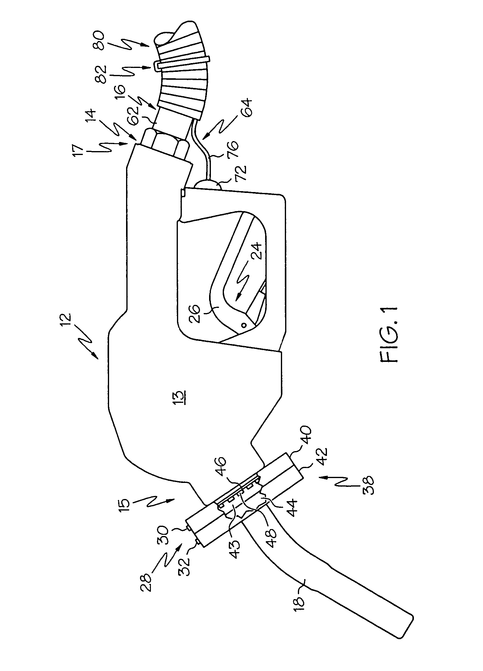 Lighted supervisory system for a fuel dispensing nozzle