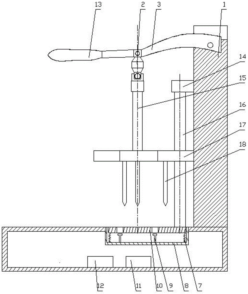 Detection fixture for ozone machine power panel