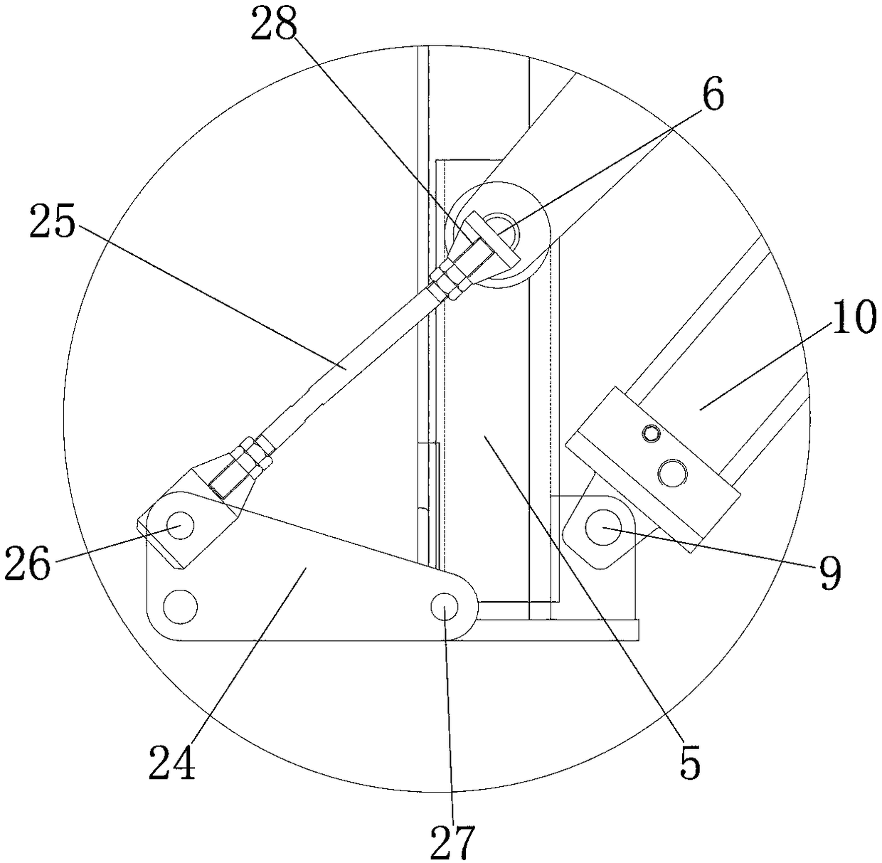 Portable new energy automobile stopping method