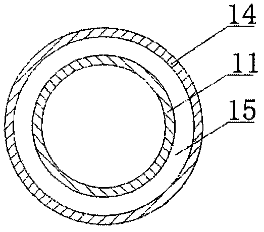 Ultra-viscous crude oil injection-production integrated technique tubular pile