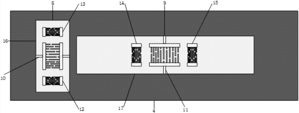 Differential resonator type wireless and passive surface acoustic wave strain sensor