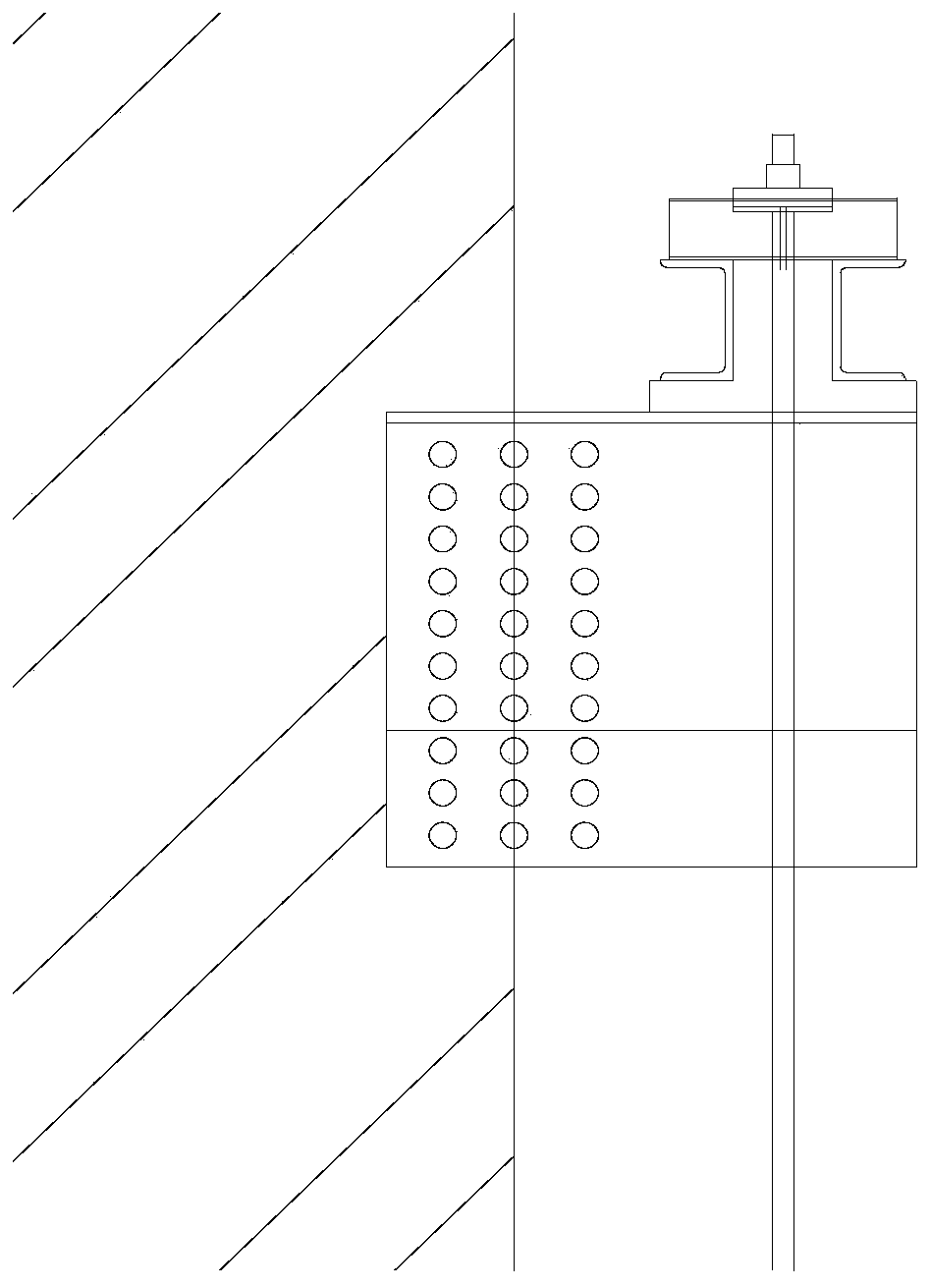 Cantilever construction method for bearing part of bottom plate weight by utilizing corrugated steel webs