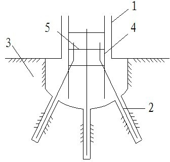 Seismic-resistant-columned rock bolt foundation with enlarged toe and construction method of seismic-resistant-columned rock bolt foundation with enlarged toe