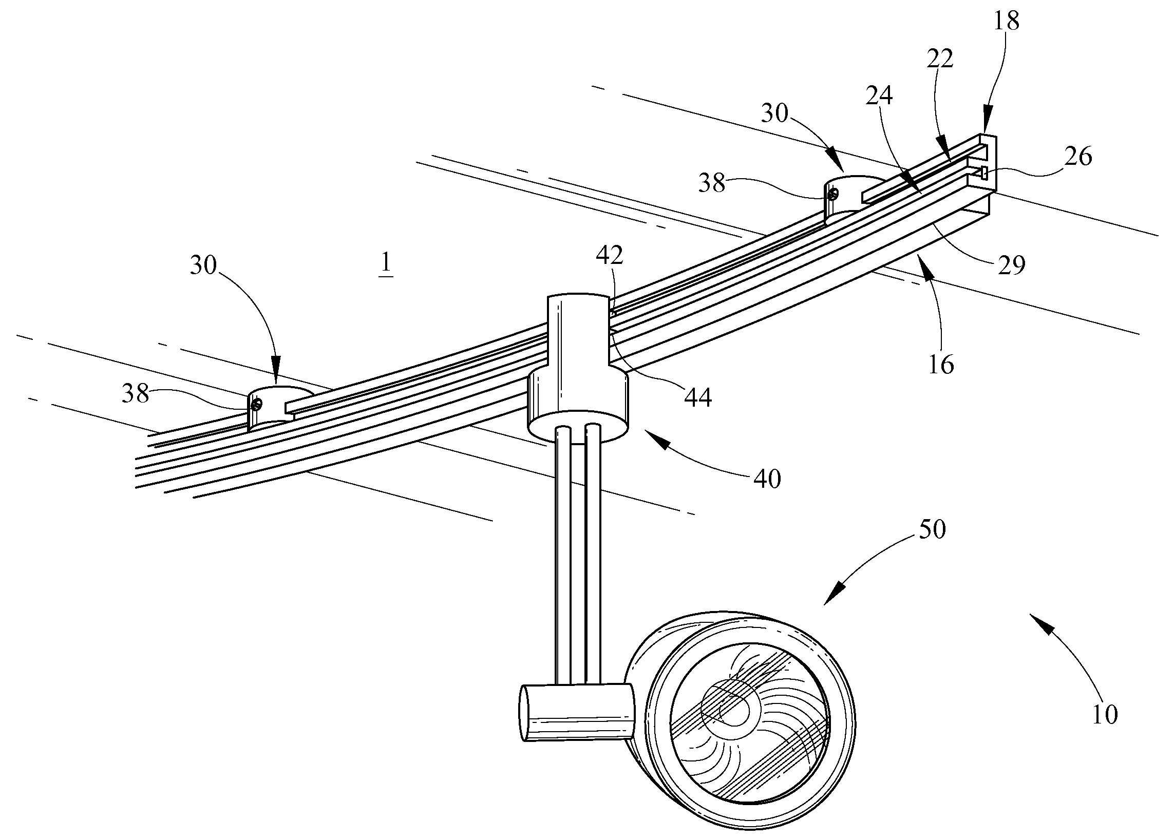 Sliding flexible track lighting