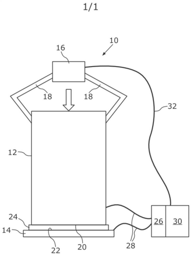 Method and system for thermally connecting a heat source of a battery system to a heat sink of a battery system