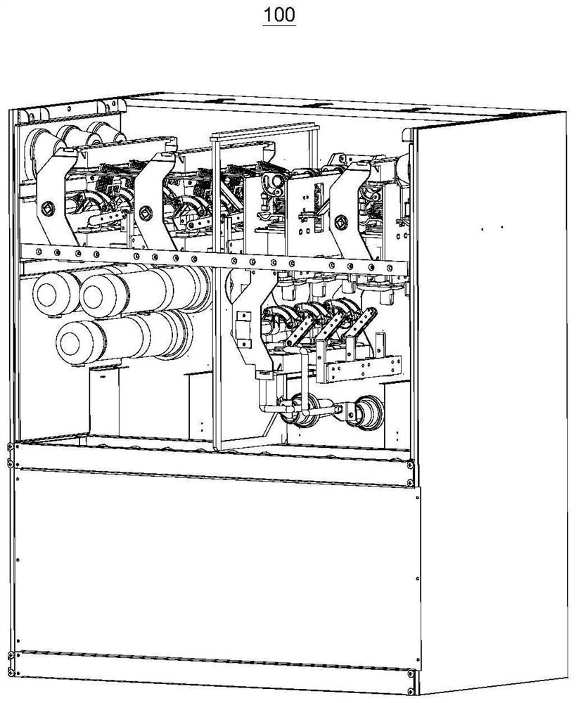 PT cable terminal mounting structure and PT cable wiring cabinet