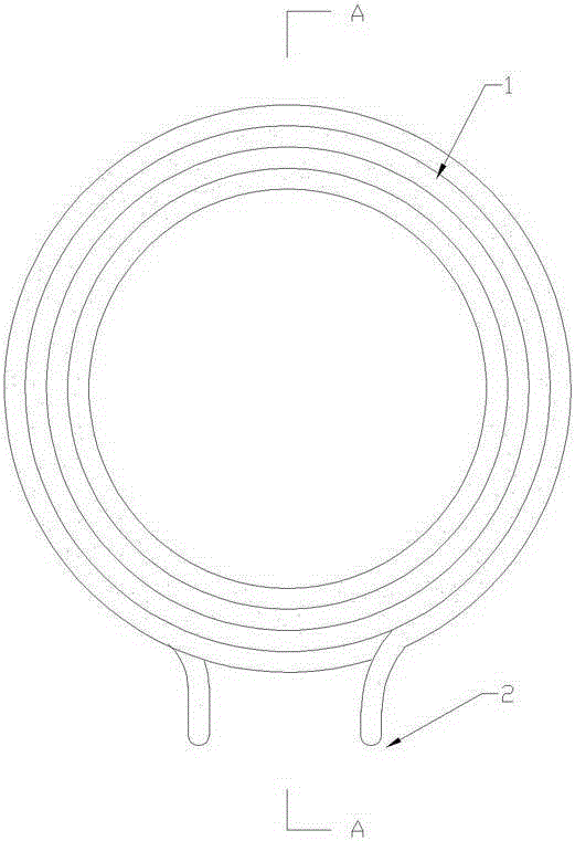 Double-outer-lead-terminal coil winding machine and winding process