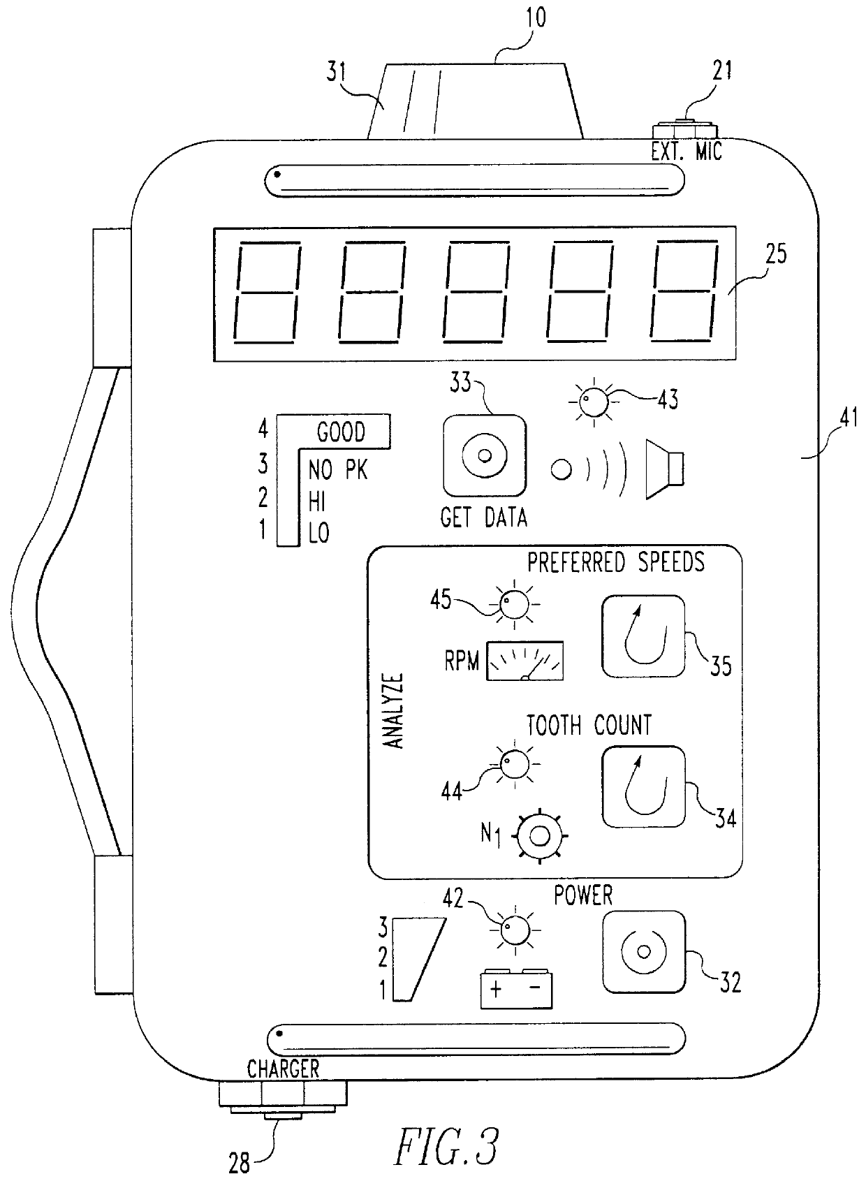 Device and method for recommending dynamically preferred speeds for machining