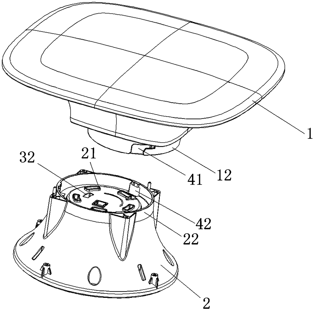 A display component and an air purifier