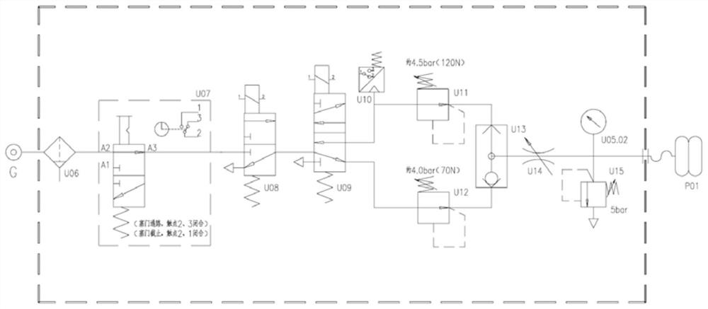 High-voltage device for double-flow system rail transit vehicle